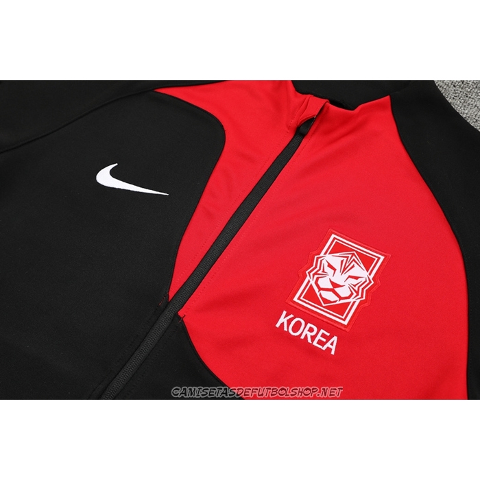 Chaqueta del Corea del Sur 22-23 Negro y Rojo
